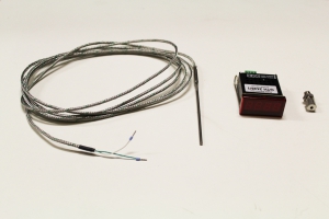 Abgastemperaturanzeige digital mit Zubehör bis 1200°C 3 Meter Kabel 3mm Sonde